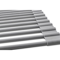 Camco 43519 Roll-Up Dish Drying Rack, 17x13 Gray