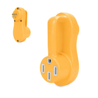 Camco 55137 PowerGrip 15A to 50A RV Adapter