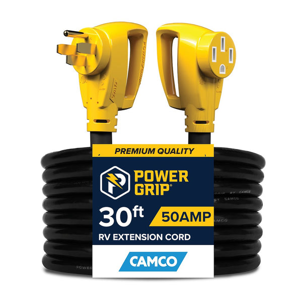 Camco 55195 Power Grip 50-Amp 30-Foot Shore Power Cord