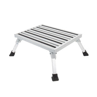 Camco 43677 Aluminum RV Step Stool, 1000 lb, Foldable