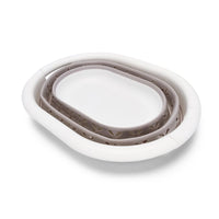 Camco 51951 Collapsible Utility Basket, White/Taupe
