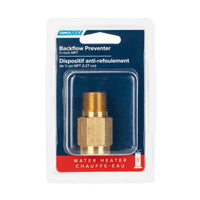 Camco 23303 Fresh Water Backflow Preventer, 1/2" Brass