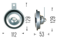 Hella Marine B36 Low-Tone Disc Horn 24V | 116 dB