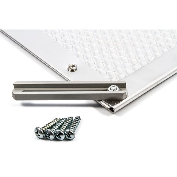 Camco 43980 RV Screen Door Grille, Adjustable 20-29 in