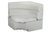 Taylor Made 32" Square Corner Boat Lounge Seat, White