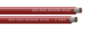 Sea-Dog 2 AWG Red Battery Cable, 25 ft Tinned Copper