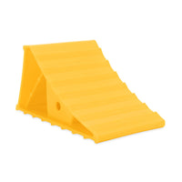 Camco 44432 RV Wheel Chock, Yellow | Fits Tires to 26 in