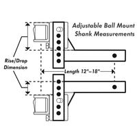 Eaz-Lift 48133 Adjustable Hi/Low Shank | Camco
