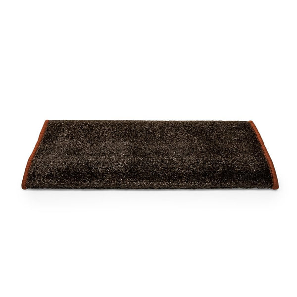 Camco 42944 Wrap Around RV Step Rug, Brown 22x23