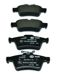 Hella Pagid 355011731 Rear Brake Pad Set, Low-Metallic