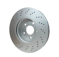 Hella 355114392 Cross-Drilled Brake Rotor 295mm 6x112