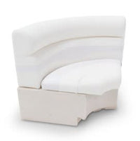 Taylor Made Platinum Radius Corner Boat Seat, White