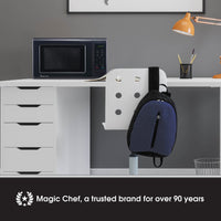 MagicChef MC99MB 0.9 Cu Ft 900W Microwave, Black