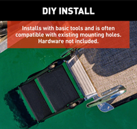 Taylor Made 5-Step Folding Pontoon Ladder | Handrails