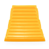 Camco 44435 Tandem Wheel Chock, Yellow Hard Plastic