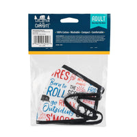 Camco Campsite Reusable Cloth Face Mask, Graffiti Print
