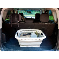Camco 51903 Collapsible Utility Basket 18x24 White/Gray