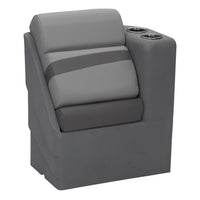 Taylor Made 803551 Right Chaise Boat Seat, Charcoal