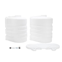 Camco 50503 Double 20 lb Propane Tank Cover, White