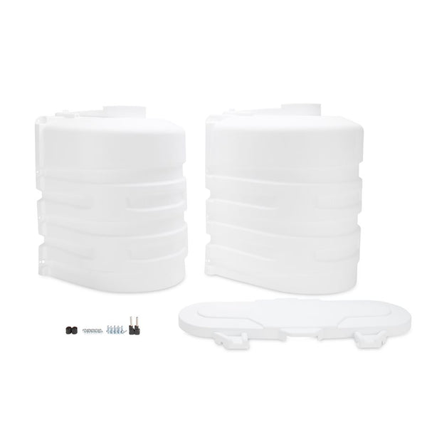 Camco 50503 Double 20 lb Propane Tank Cover, White