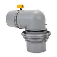 Camco 39144 Easy Slip 4-in-1 RV Sewer Adapter, Gray