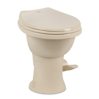 Dometic 410 Series Pedal-Flush Toilet, Bone Porcelain