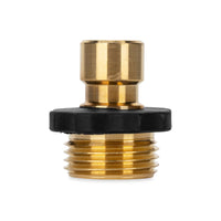 Camco 20136 Brass Quick Hose Connect with Shut-Off