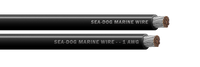 Sea-Dog 1 AWG Black Battery Cable, 50ft Tinned Spool