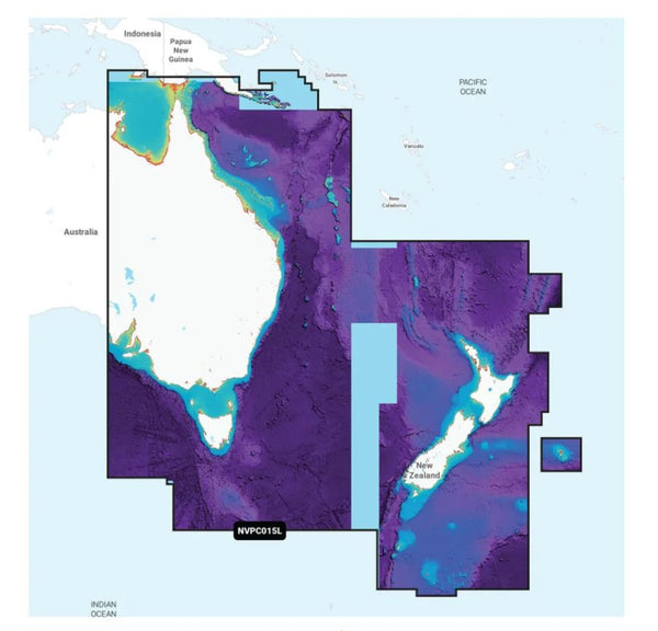 Garmin Navionics Vision+ NVPC015L Australia to NZ Chart