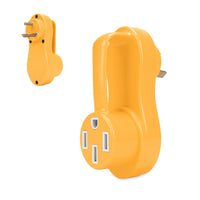 Camco 55133 PowerGrip 30A to 50A RV Adapter