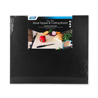Camco Décor-Mate RV Stove Top Cover, Black | 43704