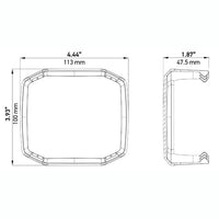 Hella X-Treme XT-4A Smoke Cover | Fog Light Cover