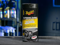 Meguiar's Supreme Shine Protectant Wipes G4000, 25 Pack