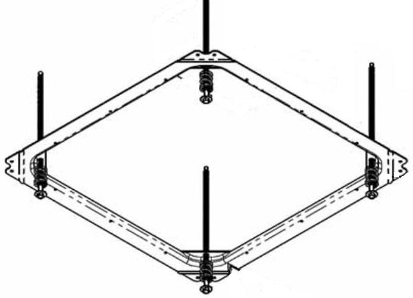 Coleman 8333A1031 RV AC Mounting Frame & Bolt Kit