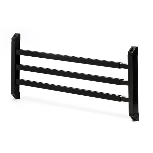 Camco 43976 Screen Door Push Bar, Black Aluminum