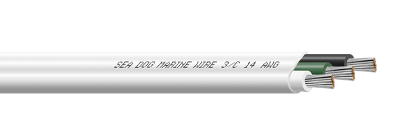 Sea-Dog 14/3 Triplex Marine Wire 100ft | 8014302