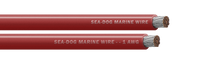 Sea-Dog 1 AWG Red Battery Cable 50ft | Tinned Copper