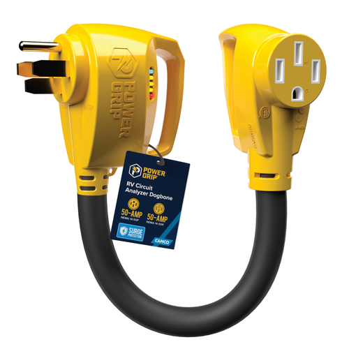 Camco PowerGrip 55464 50 Amp RV Dogbone Adapter