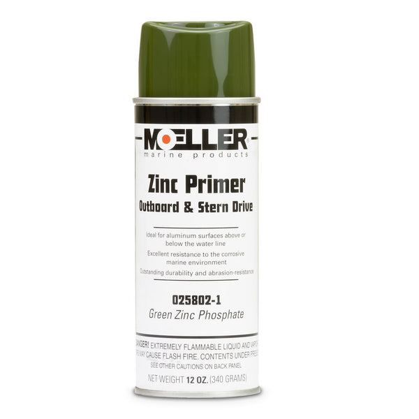 Moeller Self-Etching Base Coat Primer, Green 12 oz