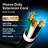 Camco PowerGrip 55191 30-Amp 25-ft RV Power Cord