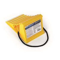 Camco 44472 Wheel Chock with Rope, Yellow Hard Plastic