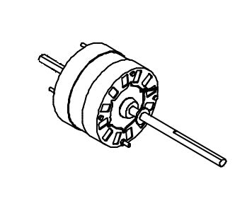 Coleman Mach Condenser Fan Motor 1468-3189 for 6633/46413