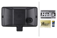 Hella 450 H3 Halogen Driving Lamp, Amber Lens