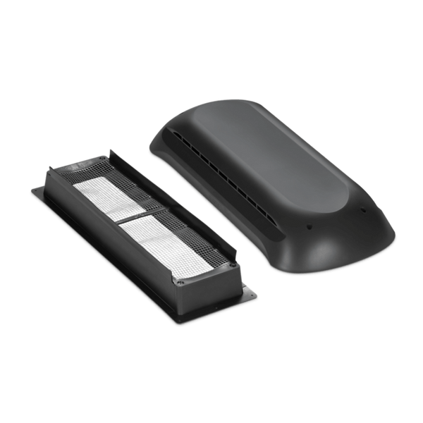 Dometic Refrigerator Roof Vent Kit, Black, Base + Cover