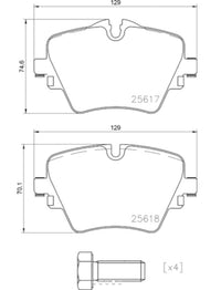 Hella Pagid 355023131 Front Brake Pads, BMW MINI Supra
