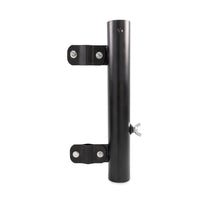 Camco 51612 RV Ladder Flag Pole Mount, Black Steel