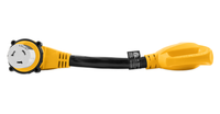 Camco 55562 50 Amp 90-Degree PowerGrip RV Adapter