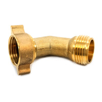 Camco 22605 45-Degree Brass Fresh Water Hose Elbow