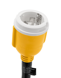 Camco 55572 50A 90° Locking Marine Power Adapter