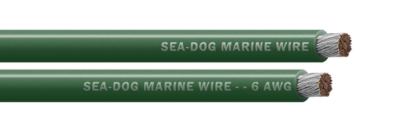 Sea-Dog 6 AWG Green Tinned Copper Wire 250ft Spool